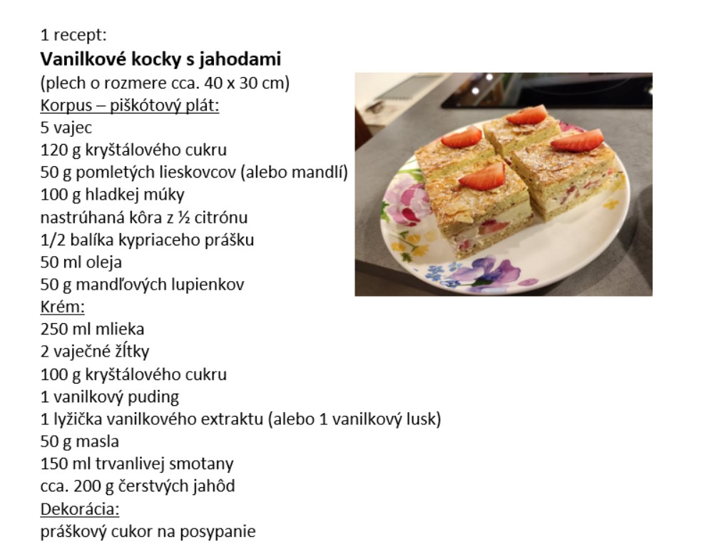 Recept č. 1