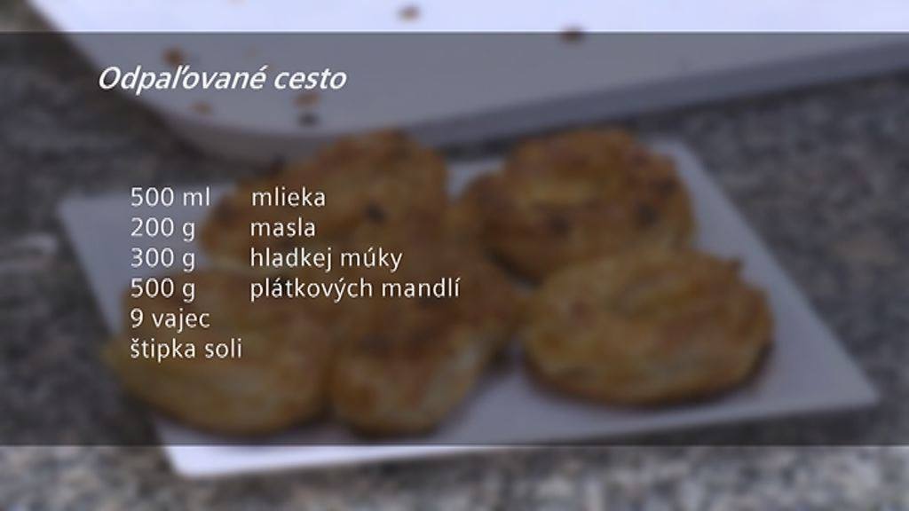 Venčeky - odpaľované cesto